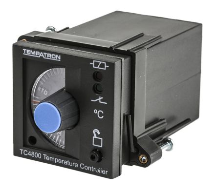 Tempatron 1/16 DIN On/Off Temperature Controller, 48 X 48mm, 1 Output Relay, 110 → 230 V Ac Supply Voltage