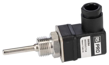 RS PRO PT100 Temperature Sensor, 6mm Dia, 50mm Long, 3 Wire, 400°C Max