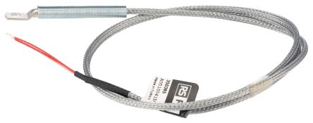 RS PRO PT100 Temperature Sensor, 9.4mm Dia, 26mm Long, 3 Wire, 400°C Max