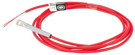 RS PRO PT100 Temperature Sensor, 9.4mm Dia, 26mm Long, 3 Wire, 200°C Max