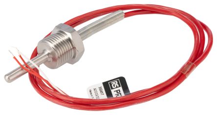 RS PRO PT100 Temperature Sensor, 6mm Dia, 50mm Long, 3 Wire, Probe, 200°C Max