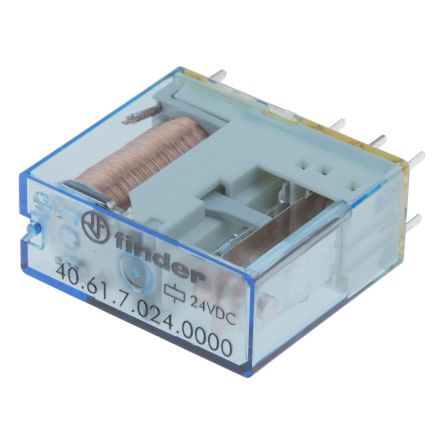 SPDT miniature PCB relay,16A 24Vdc coil