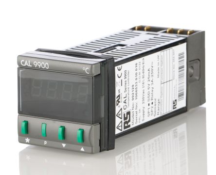 CAL PID控制器, 9900系列, 230 V ac电源, 继电器、SSD输出, 48 x 48 (1/16 DIN)mm