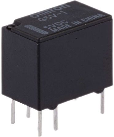 Omron PCB Mount Signal Relay, 5V Dc Coil, 2A Switching Current, SPDT