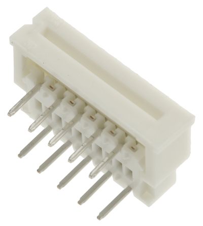 Molex Conector FPC Hembra Ángulo De 90° Serie Easy-On De 10 Vías, Paso 1.25mm, 1 Fila, Para Soldar, Montaje En Orificio