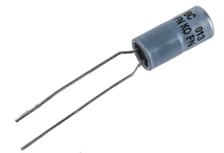 Vishay 013 RLC, THT Aluminium-Elektrolyt Kondensator 10μF ±20% / 25V Dc, Ø 5mm X 11mm, +85°C