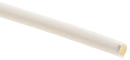 RS PRO Wärmeschrumpfschlauch, Polyolefin Weiß, Ø 1.6mm Schrumpfrate 2:1, Länge 1.2m