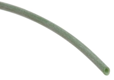 RS PRO Funda De Cable De Caucho De Silicona Verde, Long. 15m, Ø 1mm