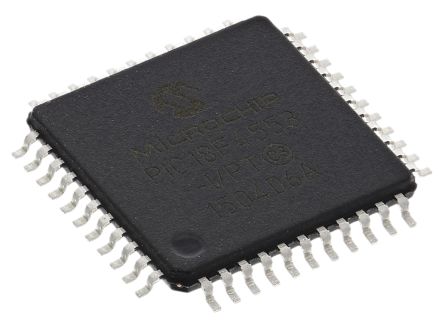 Microchip Mikrocontroller PIC18F PIC 8bit SMD 32 KB, 256 B TQFP 44-Pin 48MHz 2048 KB RAM USB