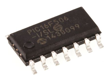 Microchip Microcontrollore, PIC, SOIC, PIC16F, 14 Pin, Montaggio Superficiale, 8bit, 20MHz