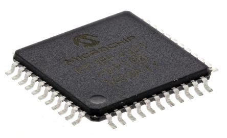 Microchip Microcontrôleur, 8bit, 512 B RAM, 8 KB, 256 B, 40MHz, TQFP 44, Série PIC18F