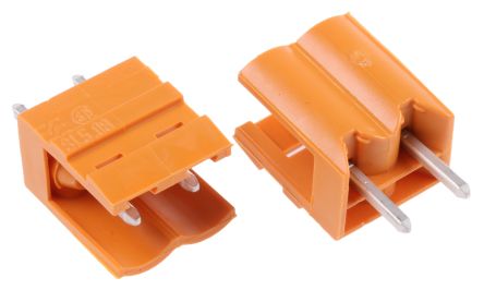 Weidmuller 5.08mm Pitch 2 Way Pluggable Terminal Block, Header, Through Hole, Solder Termination