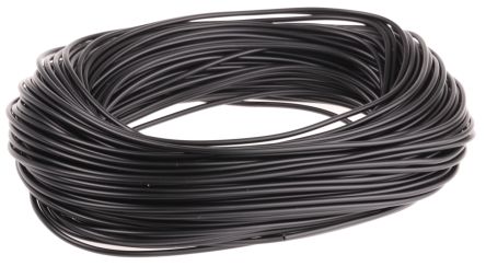 RS PRO Kabelschlauch Schwarz PVC Für Kabel-Ø 2mm, Länge 50m