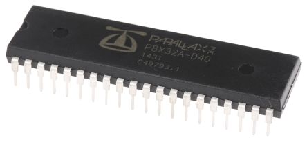 Parallax Inc Mikrocontroller Propeller P8X32A 32bit THT 64 KB PDIP 40-Pin 80MHz 32768 KB RAM USB