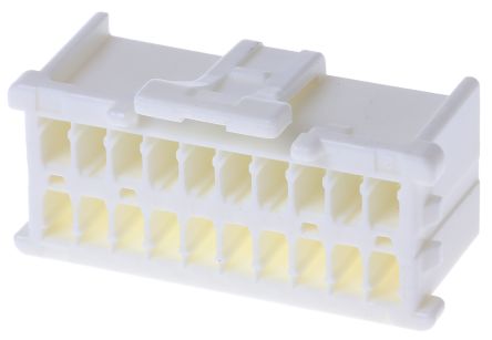 Molex MicroClasp Steckverbindergehäuse Buchse 2mm, 20-polig / 2-reihig Gerade, Kabelmontage Für Kabel-Platinen-Buchse