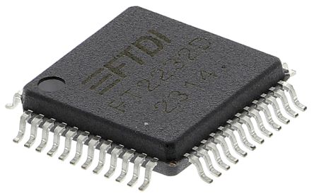 FTDI Chip UART CMS, LQFP, 48 Broches