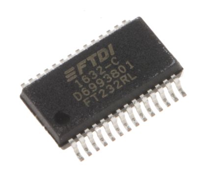 FTDI Chip Transceptor Multiprotocolo FT232RL-REEL, SSOP, 28 Pines