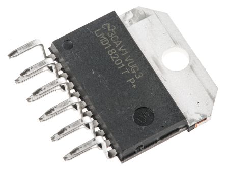 Texas Instruments Motor Driver IC LMD18201T/NOPB, 3A, TO-220, 11-Pin, DC Bürstenmotor, Vollbrücke