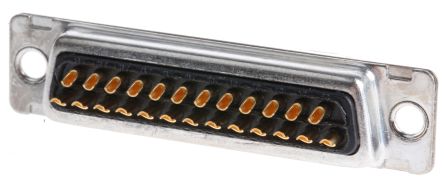 ITT Cannon Conector D-sub, Serie D*, Paso 2.84mm, Recto D-Sub Estándar, Montaje De Cable, Montaje En Panel, Macho,