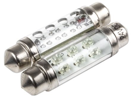JKL Components JKL, LED LED Kfz-Lampe Soffitte / 24 Vdc, 9 Lm Grün