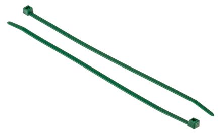 HellermannTyton T50R Nylon 66 Kabelbinder Grün 4,6 Mm X 200mm, 100 Stück