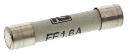 RS PRO Feinsicherung FF / 1.6A 6.3 X 32mm 700V Ac Keramik