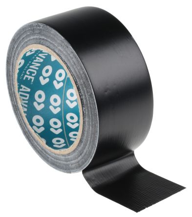 Advance Tapes Cinta De Marcado De Suelos Adhesiva AT8 De Color Negro, 50mm X 33m