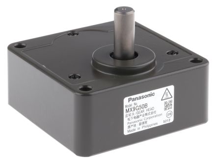 Panasonic Réducteur Engrenage Droit, Rapport De Réduction 50:1, Couple 9,8 Nm, 27tr/min, 40 W