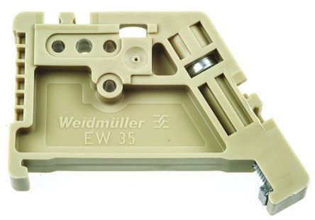 DIN Mounting Rail, DIN Rail, Weidmuller Terminal Blocks, End Brackets &  Plates, 152.4 mm, 7.5 mm