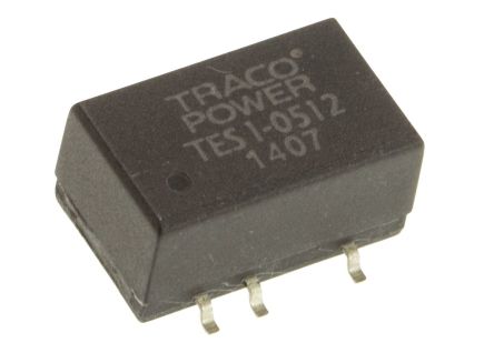 TRACOPOWER TES 1 DC/DC-Wandler 1W 5 V Dc IN, 12V Dc OUT / 85mA 1.5kV Dc Isoliert