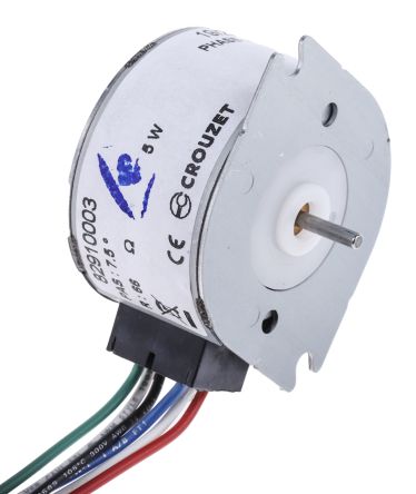 Crouzet Permanent Magnet Stepper Motor, 20mNm Torque, 12.7 V, 7.5°, 2mm Shaft