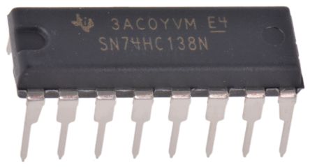 Texas Instruments Decoder THT PDIP 16-Pin 19.3 X 6.35 X 4.57mm