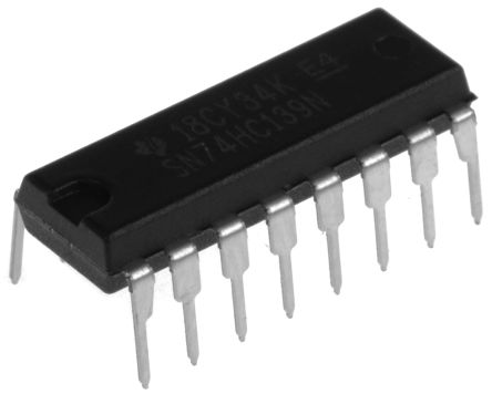 Texas Instruments Decoder THT PDIP 16-Pin 19.3 X 6.35 X 4.57mm