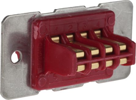 Mcmurdo, DRP 4.7mm Pitch Backplane Connector, Male, Straight, 2 Row, 8 Way