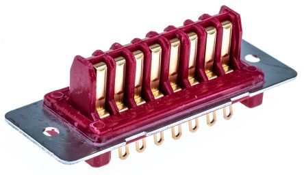 Mcmurdo, DRP 4.7mm Pitch Backplane Connector, Male, Straight, 2 Row, 16 Way