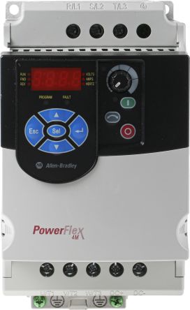 Allen Bradley Variateur De Fréquence PowerFlex 4M, 2.2 KW 480 V C.a. 3 Phases, 6 A, 400Hz