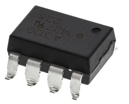 Broadcom SMD Optokoppler DC-In / Transistor-Out, 8-Pin DIP, Isolation 3750 V Ac