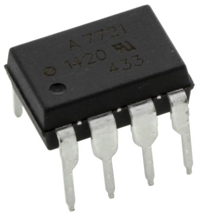 Broadcom THT Optokoppler DC-In / Transistor-Out, 8-Pin DIP, Isolation 3,75 KV Eff