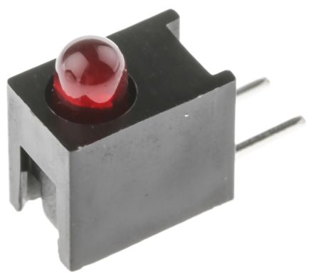 Broadcom THT LED Rot 2 V, 50° 3 Mm (T-1)