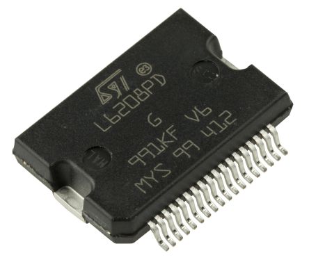 STMicroelectronics L6208PD, Stepper Motor Driver IC, 52 V 2.8A 38-Pin, PowerSO