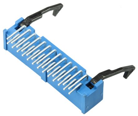 TE Connectivity AMP-LATCH Leiterplatten-Stiftleiste Gewinkelt, 26-polig / 2-reihig, Raster 2.54mm, Kabel-Platine,