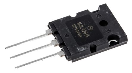 Onsemi Transistor, MJL4281AG, NPN 15 A 350 V TO-3PBL, 3 Pines, 35 MHz, Simple