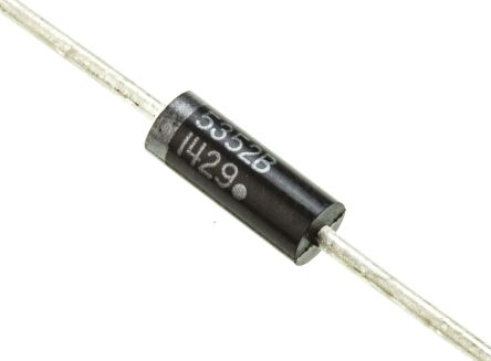 Onsemi Zenerdiode Einfach 1 Element/Chip THT 15V / 5 W Max, 017AA-01 2-Pin