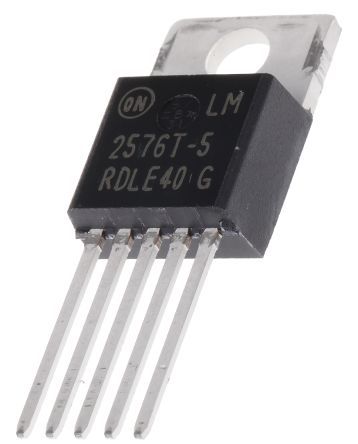 Onsemi, LM2576T-005G Step-Down Switching Regulator, 1-Channel 3A 5-Pin, TO-220