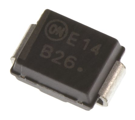 Onsemi SMD Schottky Diode, 60V / 2A, 2-Pin DO-214AA (SMB)