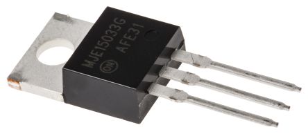 Onsemi MJE15033G THT, PNP Transistor -250 V / -8 A 30 MHz, TO-220AB 3-Pin