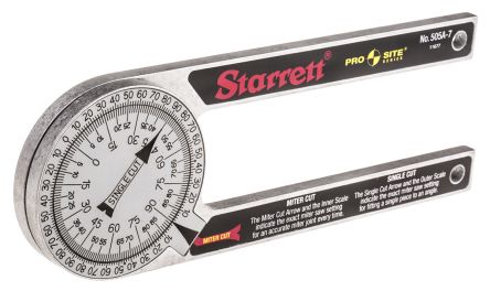 Starrett 505A 7-inch Aluminium Pro-Site Protractor 175mm