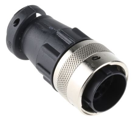 ITT Cannon QM Series, 19 Pole Cable Mount Plug, with Male Contacts