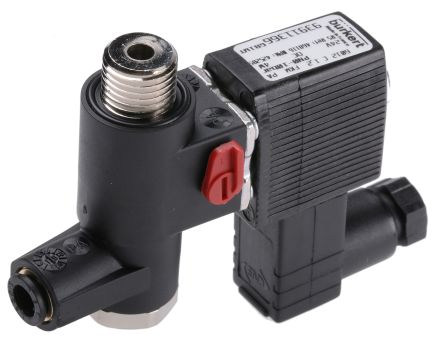 Burkert Bürkert 6012P, G1/4 Nippel 3/2-Wege Direkt Magnetventil 24 V Dc, Öffner