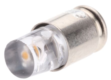 Marl LED Signalleuchte Weiß, 24 → 28V Dc / 9200mcd, Ø 4.9mm X 15mm, Midget-Sockel